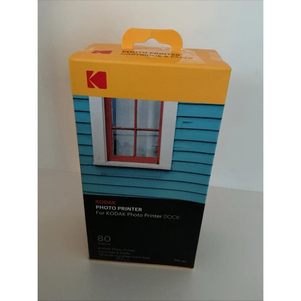 KODAK Dock Photo Printer Cartridge Refill 80 Sheets Of Photo Paper NEW Open Box